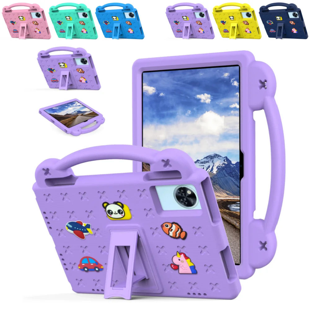 

Детский чехол из ЭВА для Doogee U11 2025 11 дюймов, безопасный ручной чехол с милым медведем, противоударный чехол для планшета Doogee U11Pro 11 дюймов