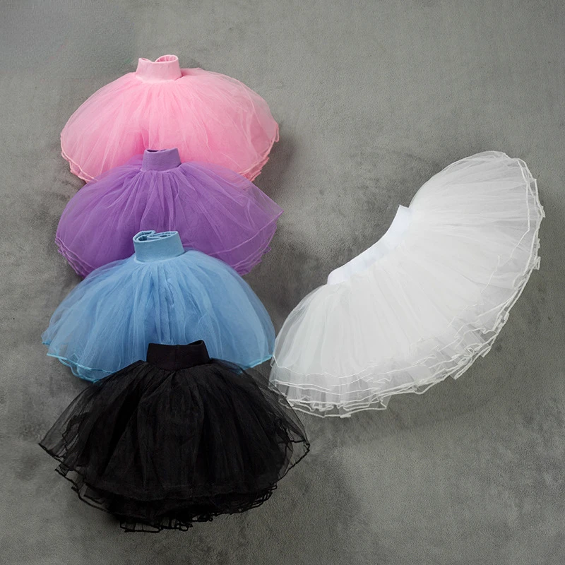 Piatto professionale Tutu nero bianco rosso Costume da ballo di balletto per ragazza Tutu balletto bambino danza classica gonna