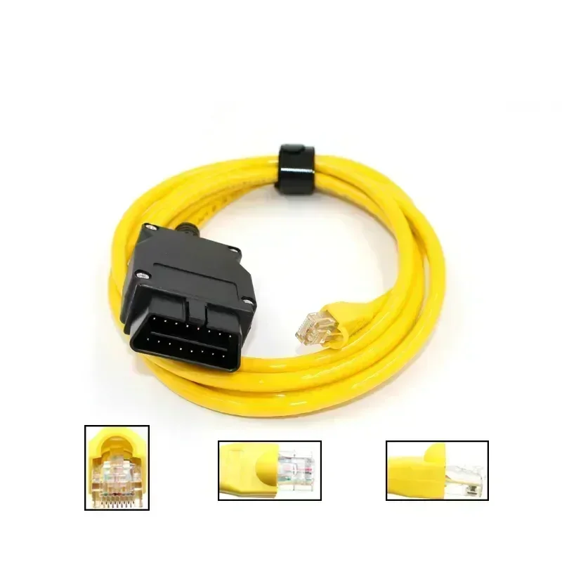 NEW Quality ENET Cable for BMW F-series ICOM OBD2 Coding Diagnostic Cable Ethernet To Data OBDII Coding Hidden Diagnostic Tool