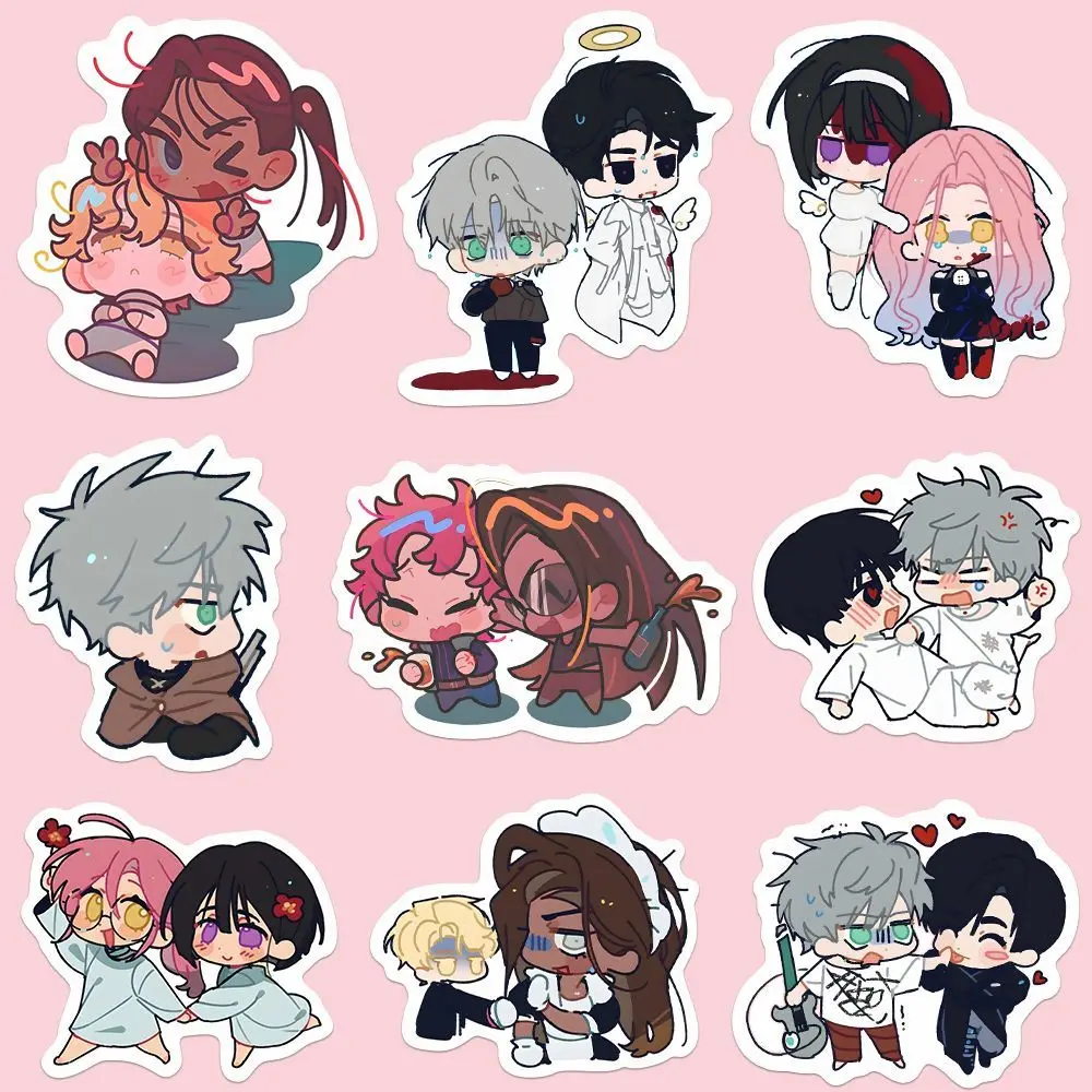 80 Buah Stiker Panggung Alien-Kartun, Chibi, Gaya Sederhana, Stiker Merchandise Lucu, Dekorasi Ideal untuk Ponsel, Botol Air