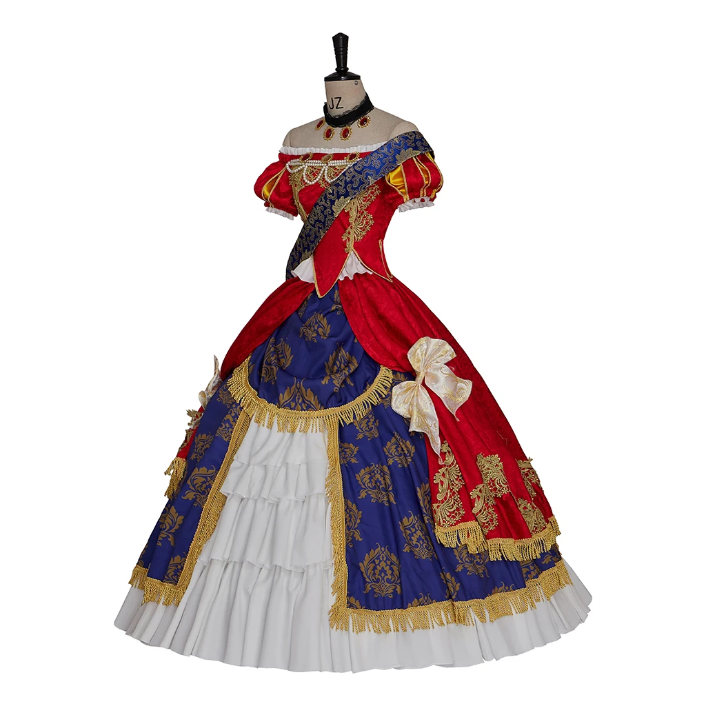 أنيمي الذي جعلني الأميرة تأثيري أثاناسيا تتويج زي هالوين حفلة تنكرية الملكي الأميرة فستان البدلة ثوب الحفلات