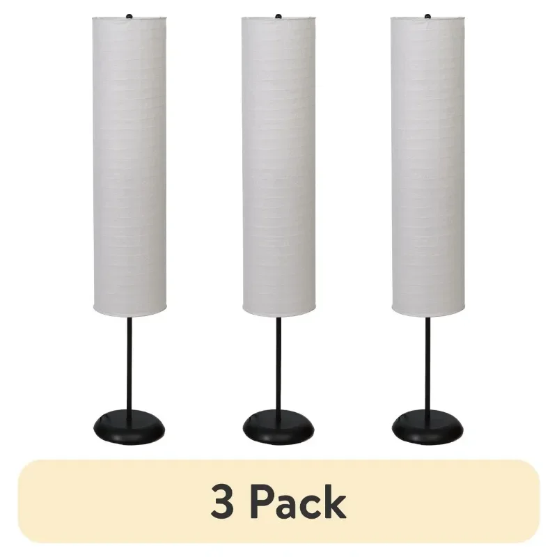 

Hot Sale.NEW (3 pack) Bohemian Collapsible Floor Lamp, with Ricepaper Ivory Shade-Home