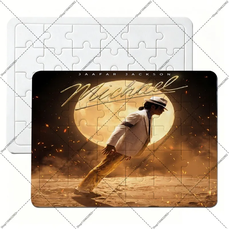 Michael Jackson Themed Paper 30PCS Jigsaw Puzzles The King of Pop MJ Pattern Puzzle Educational Learning Toys Unisex Gifts New view 6