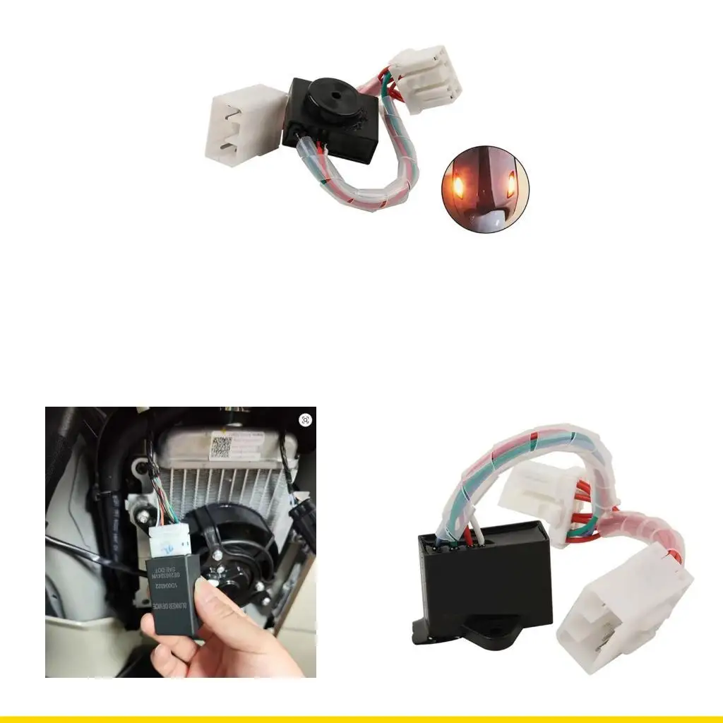 

SZCH Motorcycle LED Flasher Relays Turn Flasher Relays Controller for Multiple Model