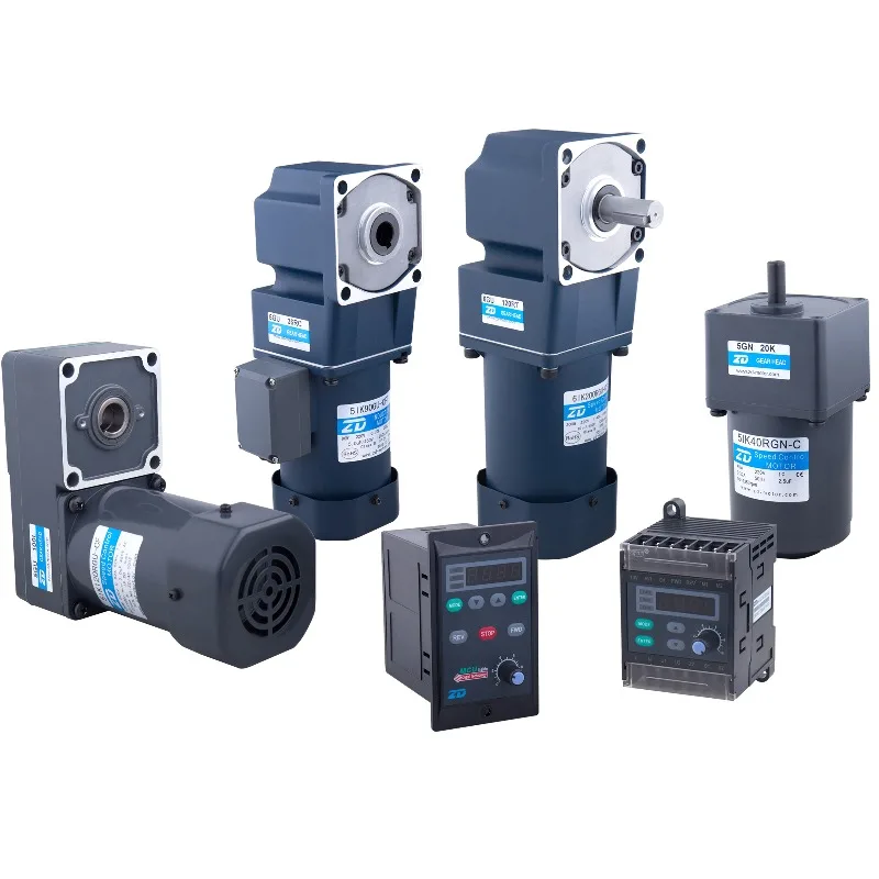 

ZD Motor 100mm Flange 50/60Hz 220V 15W Single Phase Three Phase Induction Motor with Gearbox AC Gear Motor