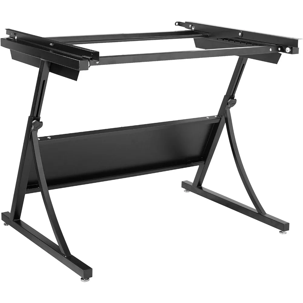 

Safco 3957 PlanMaster Height-Adjustable Drafting Table for use with 3948, 3951 Table Top (Sold Separately), Black