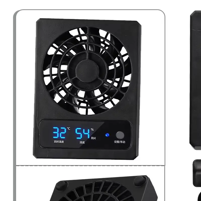 

Тихая работа для вентилятора корпуса рептилий с интеллектуальным контролем влажности, подходит для дождевого леса и пустынных террариумов