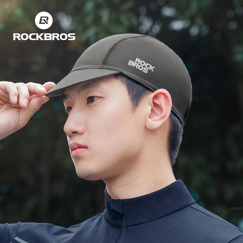 ROCKBROS Zimowa czapka kolarska Cieplejsza czapka Wiatroodporna czapka termiczna Wyściółka do kasku Mężczyźni Kobiety Outdoor Running MTB Road Bike Nakrycie głowy Kapelusz — zdjęcie 3