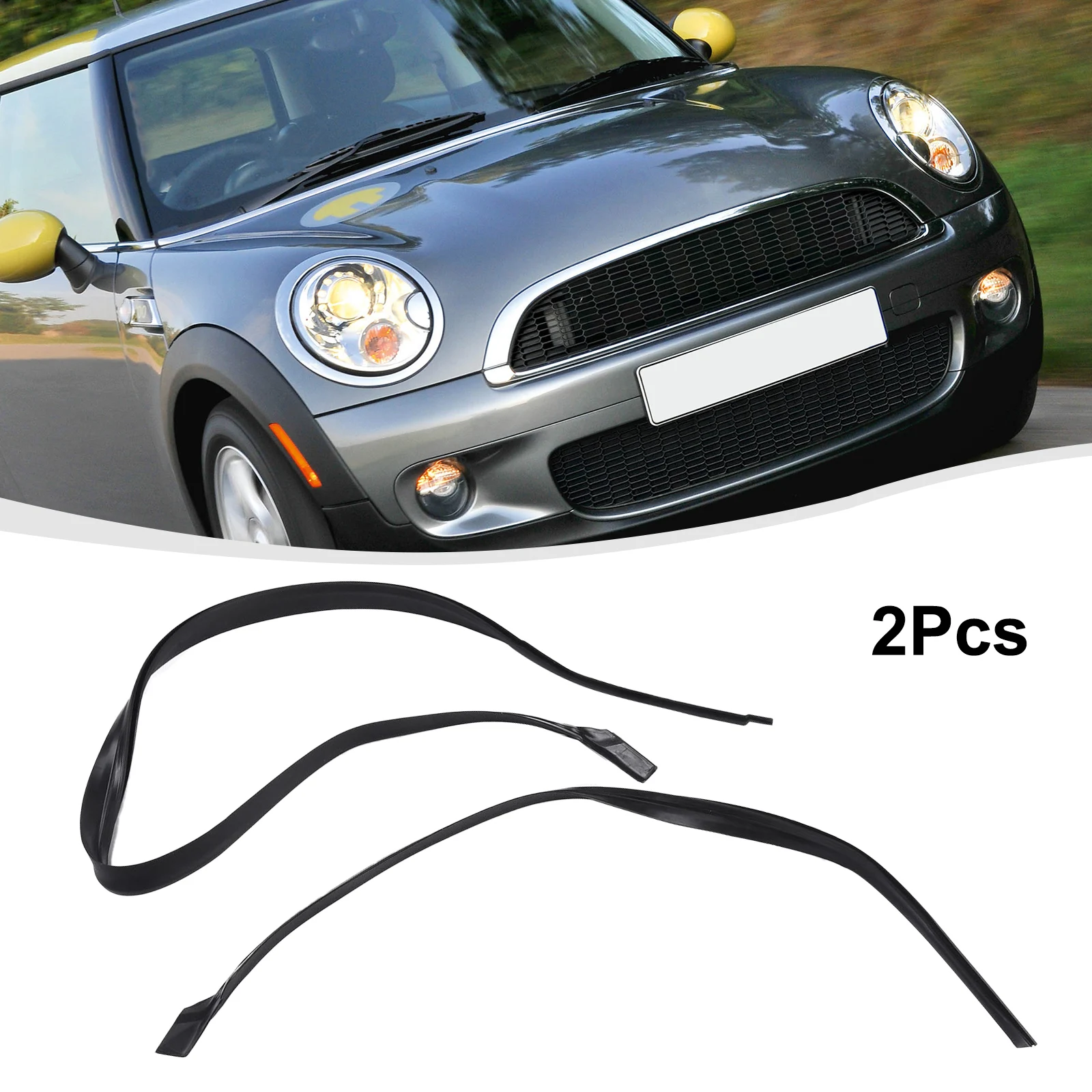 

2PCS For LHD Front Pair Windshield Wiper Cowl Seal For BMW For MINI R55-R57 Car Front Wiper Deflector Seal Strip