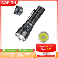 NEW SOFIRN SK40 3200lm Tactical Flashlight 580m Powerful Bright SFT70 LED IP68 waterproof Torch with Dual Switch