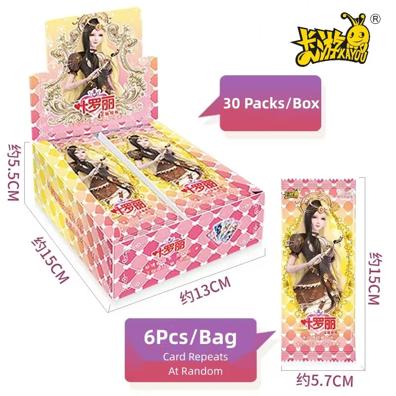 KAYOU Yeloli Card  Rhinoceros  Wave 14th Play a whole box of Fairy Dream Night Girl Collection card set toys for Christmas Gifts