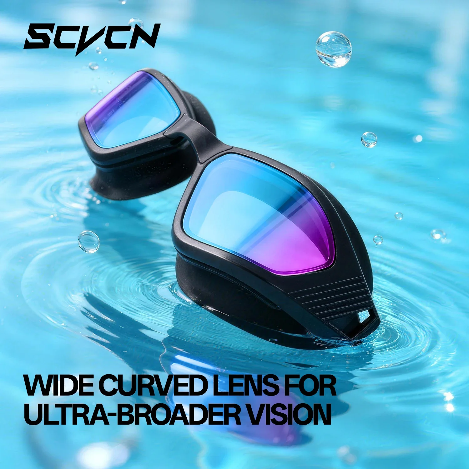 SCVCN Women Anti-fog Beginner Swimming Goggles Adult Pool Men Youth Swimming Accessories Summer Float Diving Surfing Sea Glasses