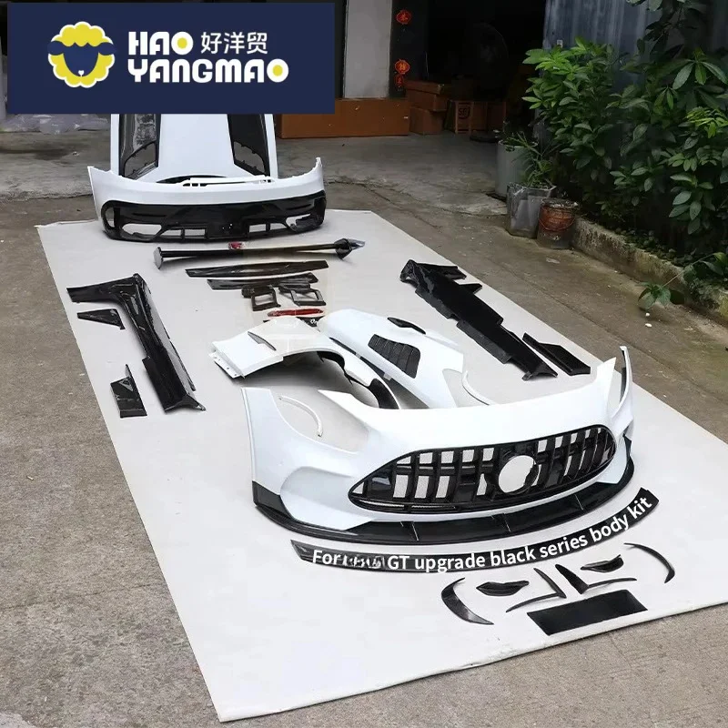 Applicable to GT (All Models) – Black Series Style Semi-Carbon Fiber Body Kit (Front Bumper + Fenders + Side Skirts + Rear Assem