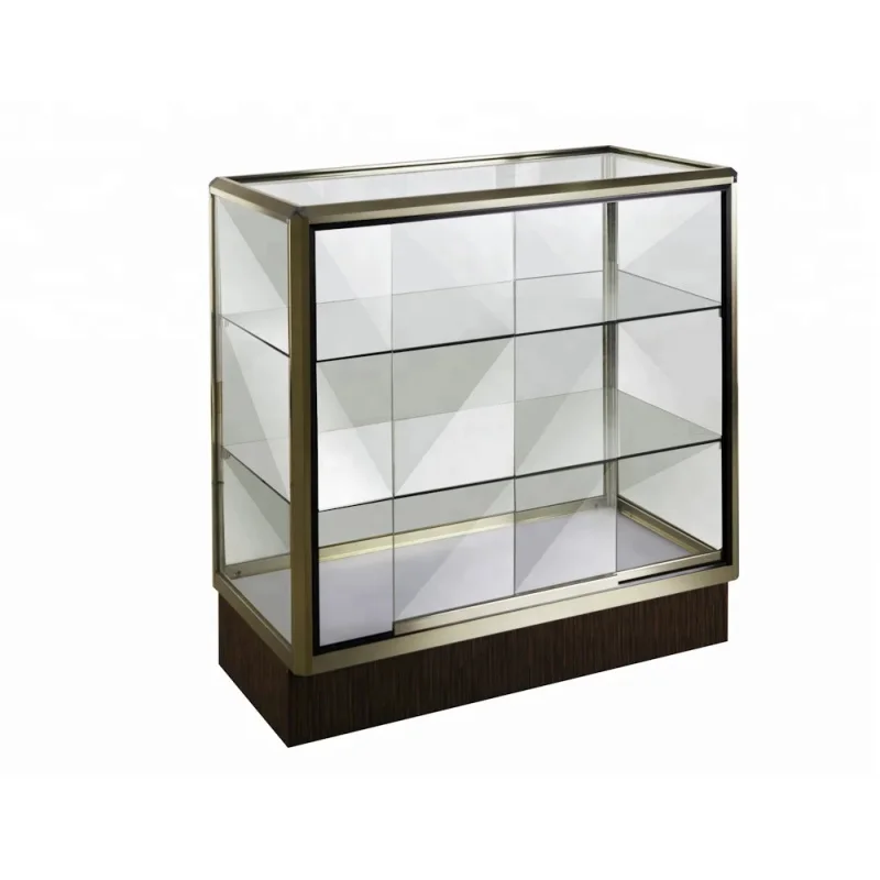 custom.Countertop Glass Display Shelf