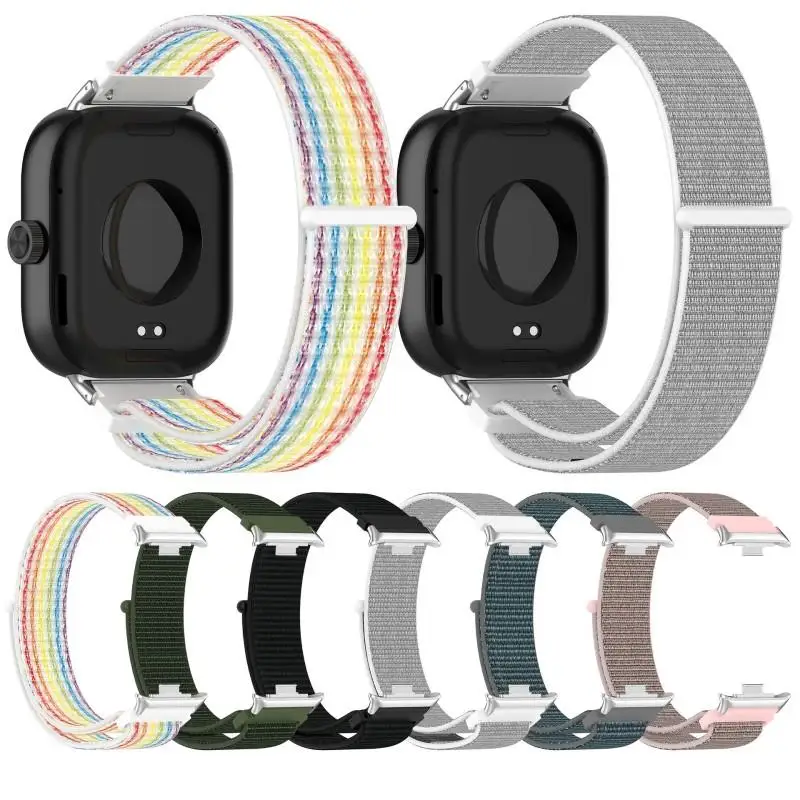 Nylon Loop Strap For Xiaomi Mi Band10Pro 9 Pro 8 Pro Smart Band Wristband For Redmi Watch6 5 4 Smart Watch Bracelet Accessories