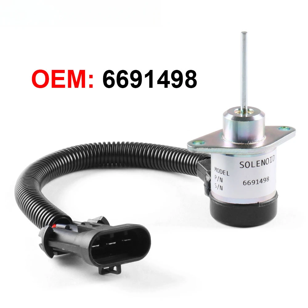

Kubota Shutdown Solenoid 6691498 1503ES-12A5UC4S 1G925-60011 Fit D722/Z482/D902 Engines 12V Direct Replacement