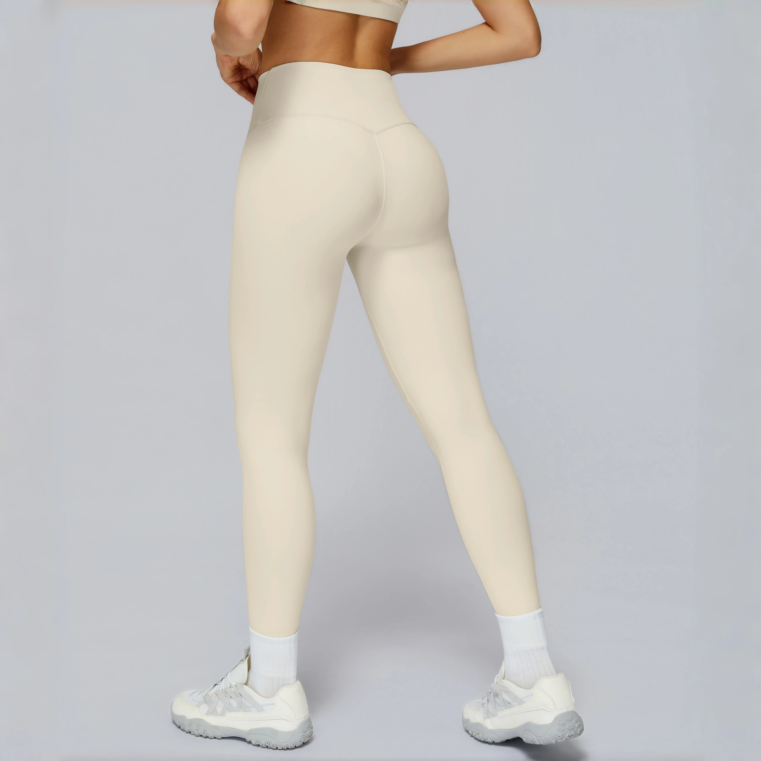 سراويل اليوغا للنساء سراويل رياضية عالية الخصر مع جيب سراويل رياضية للياقة البدنية والجري ملابس رياضية ضيقة للتمرين #5