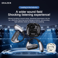 Lenovo ERAZER QT08 WTS Wireless Earphones Small Squares Design Noise Cancelling Stereo Music Headset with Portable Charging Case