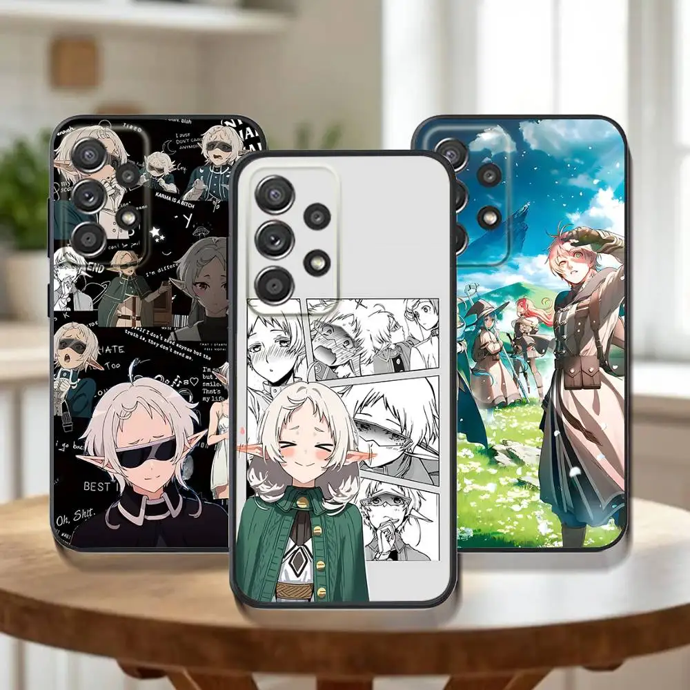 

Mushoku Tensei Jobless Reincarnation Phone Case For Samsung Galaxy A73,31,32,72,41,53,52,71,22,5G,Note,J7,8,9 Soft Black Cover