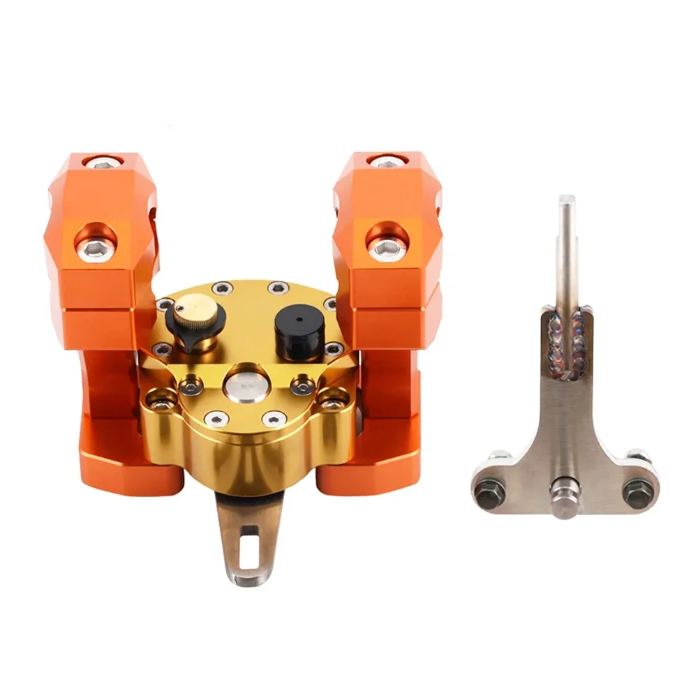 Moto Ammortizzatore di Sterzo Stabilizzatore Per 690 Enduro/R 2007-2023 / 690 SMC R 2011-2023 Manubrio Riser Morsetto Staffa Accessori