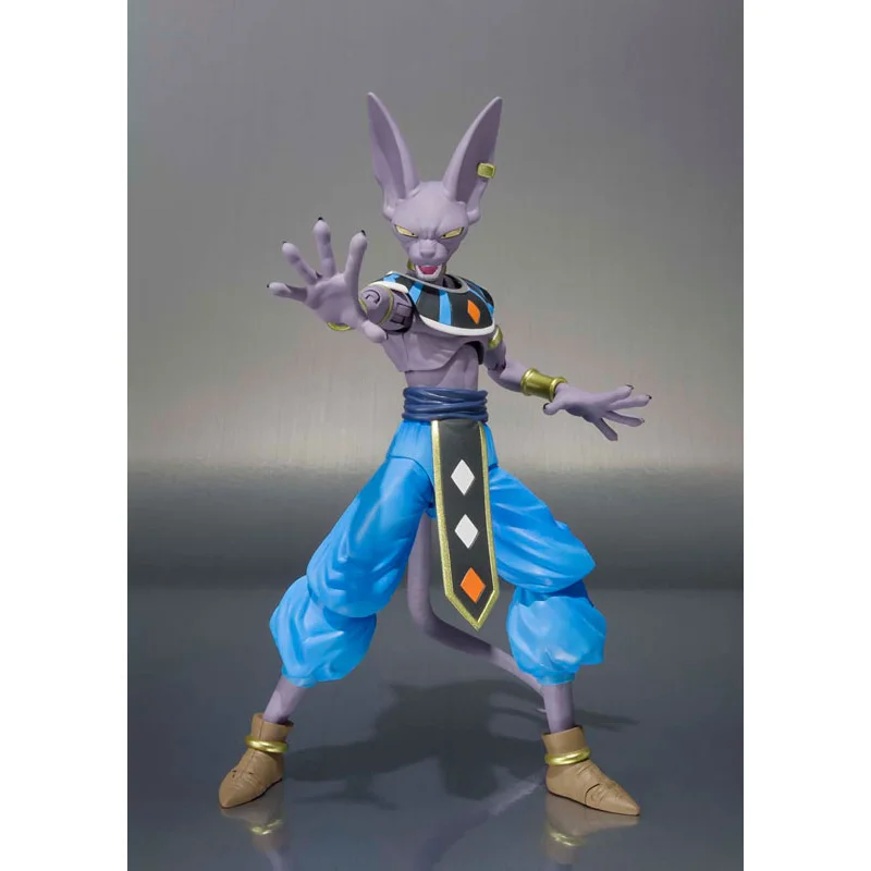 100% Original Bandai S.H. Figuarts SHF Beerus Dragon Ball Super In Stock Anime Action Collection Figures Model Toys
