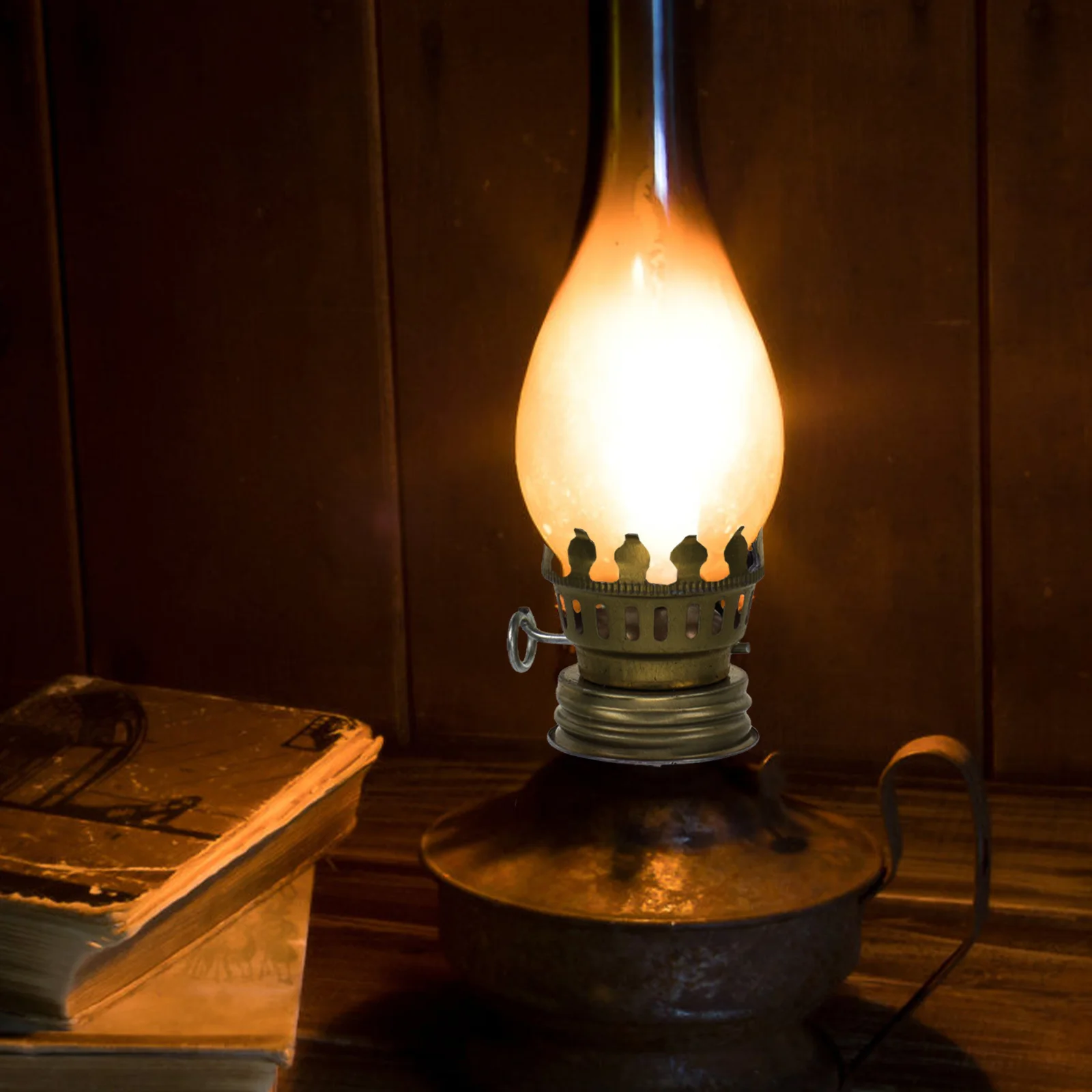 

Lamp Holder Gold Plated Iron DIY Base Sturdy Metal Cotton Rope Long Lasting Multi Functional Replacement Part