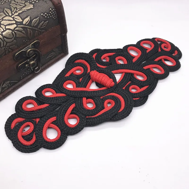 Large Handmade Chinese Knot Buttons Frog Closure Fastener Button for Cheongsam Sewing Crafts DIY Wedding Card Invitation