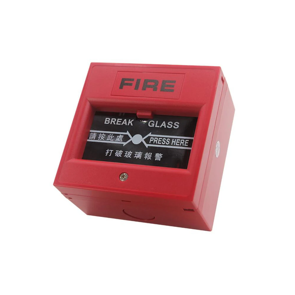 

Fire Alarm Emergency Button Break Glass Alarm Signal Door Release Switch Escape Exit Button