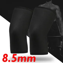 8.5mm Neoprene Squat Crossfit Knee Pads Powerlifting Running Compression Knee Support Unisex Weightlifting Knee Brace Protector