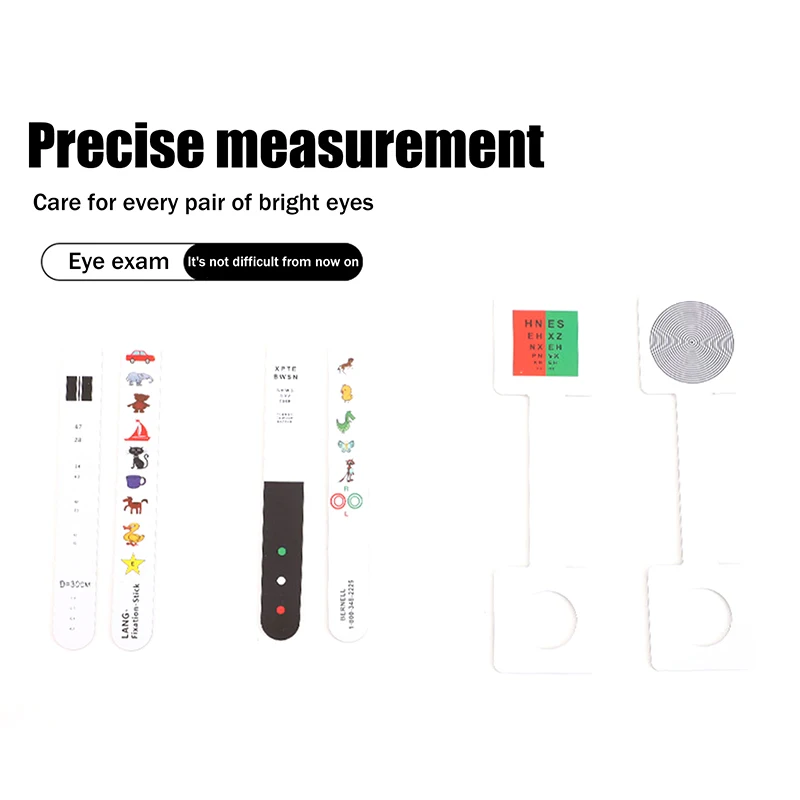Children Fixation Stick With Red/Green Anti-Suppression Check Vision Tester Eye Exam Accessories Visual Inspection Training Tool