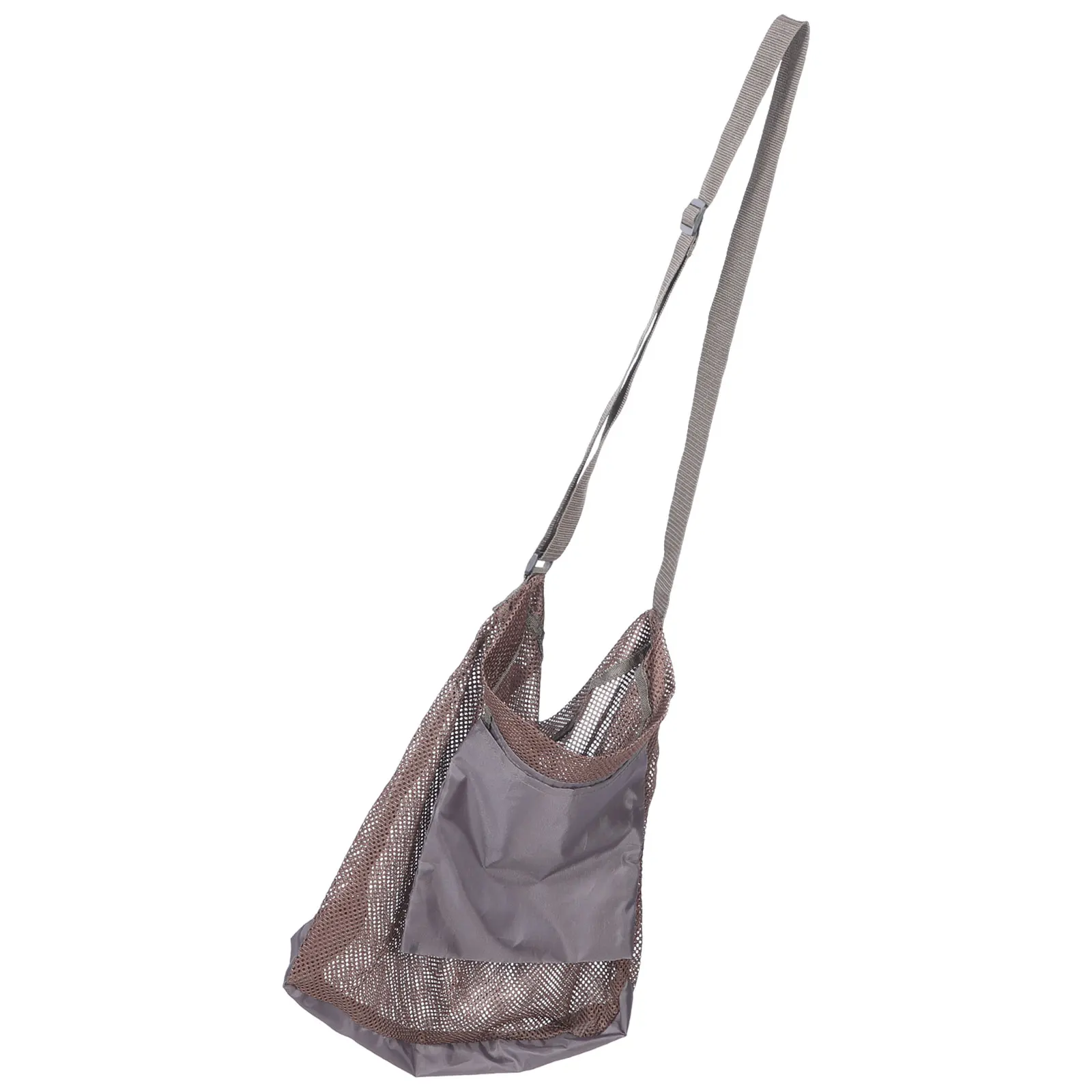 

Mushroom Picking Bag Large Capacity Mesh Cloth Shoulder Crossbody Outdoor Foraging Garden Supplies Foldable Fruit Storage Bag
