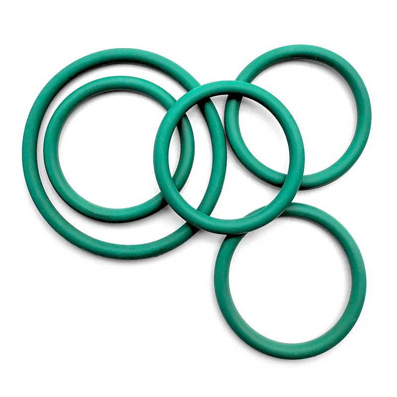 Fluorine Rubber Green FKM O Ring 100/1000 pcs CS1mm Sealing Gasket High Temperature Oil Resistant Insulation Automotive Washer