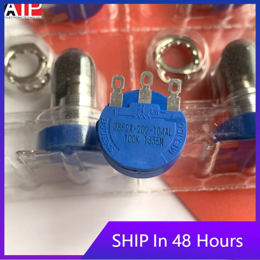 1PCS 3852A-202-104AL new spot potentiometer 3852A 100K 2W authentic welcome to consult and order.