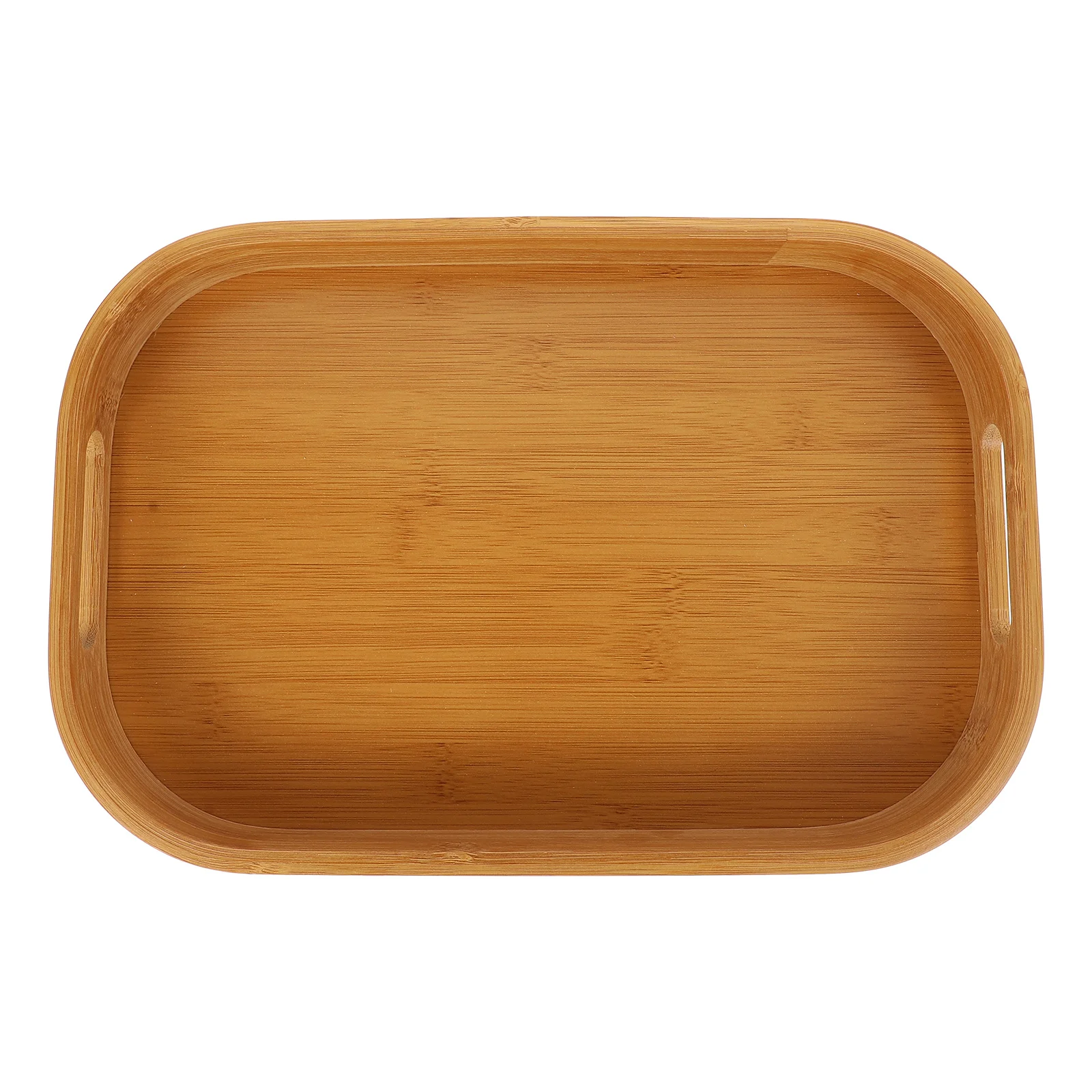 

1pc Bamboo Storage Tray Lightweight Food Serving Tray For Breakfast Snack Fruit Dessert Portable Practical Home Tea Art Coffee