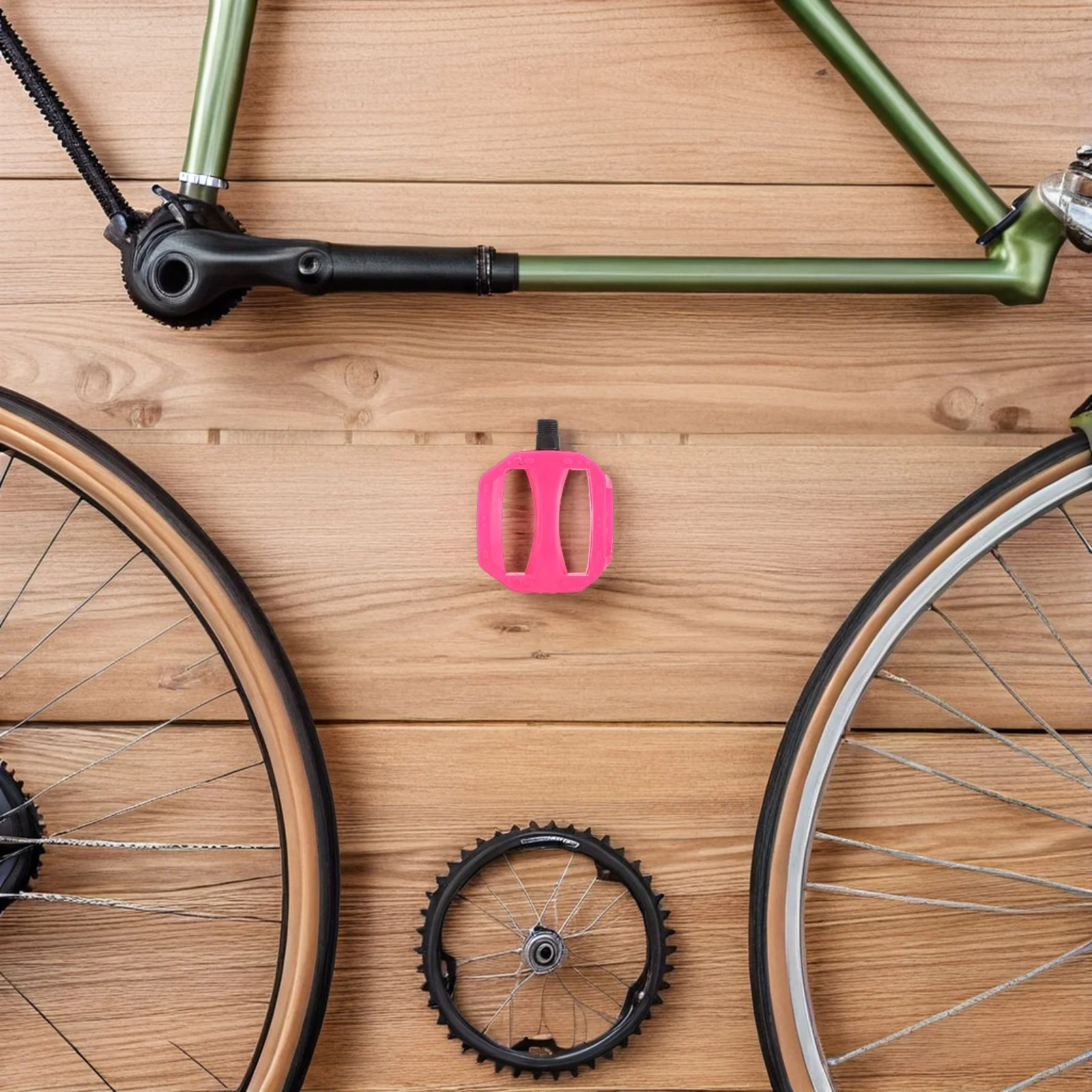 แป้นเหยียบจักรยานทดแทน เกลียว 1/2 นิ้ว สำหรับพลาสติกทนทาน ดีไซน์กันลื่น ติดตั้งง่าย ใช้งานร่วมกันได้