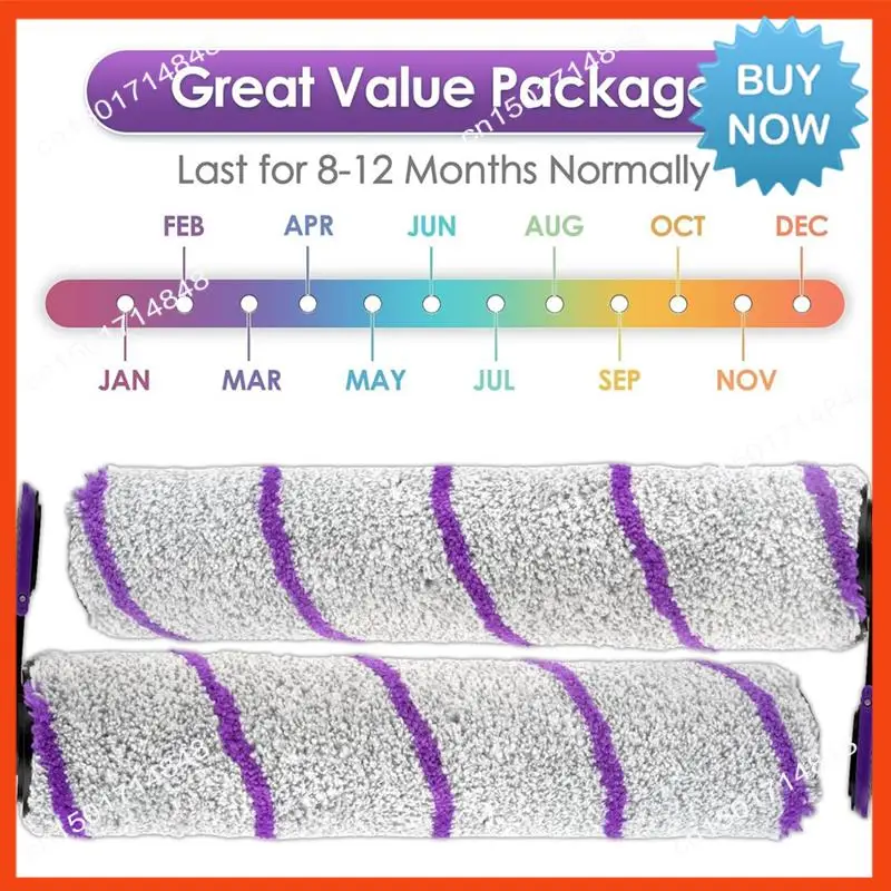 BISM Sikat Utama untuk Narwal S20 Pro Kit Aksesori Sikat Rol Suku Cadang Penyedot Debu Kering Basah