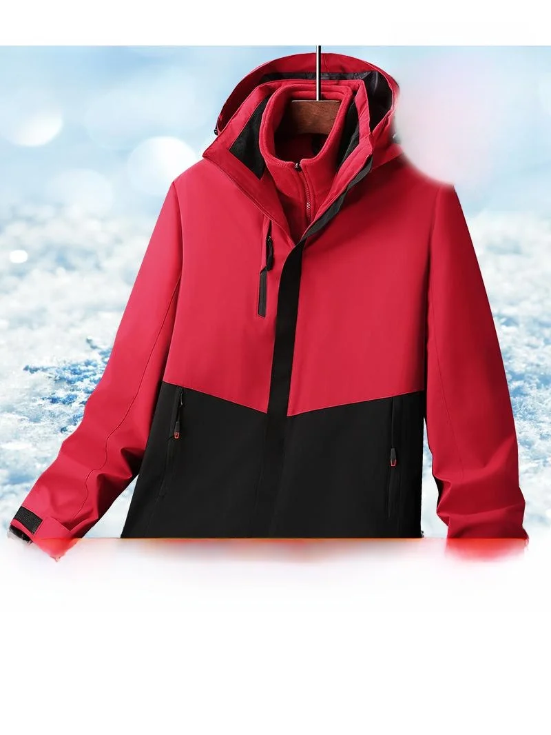 

Мужская куртка Thiened Fce: демисезонная, съемная, для активного отдыха, ветрозащитная, водонепроницаемая, из полиэфирного волокна, для весеннего сезона