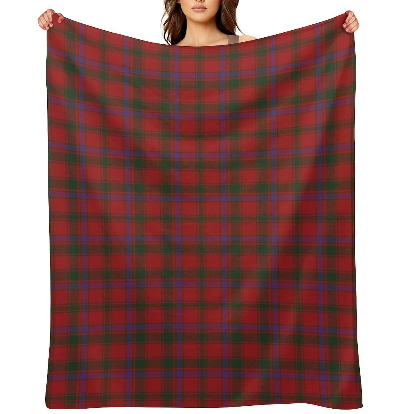 

Clan MacColl Tartan Pattern Throw Blanket Decorative Beds Luxury Brand Bed linens Vintage Blankets