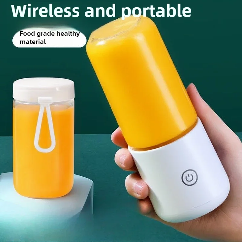 Portable Multi-functional Fruit and Vegetable Juicer with Lid DIY Kitchen Blender Charging Mini Household Orange Juicer