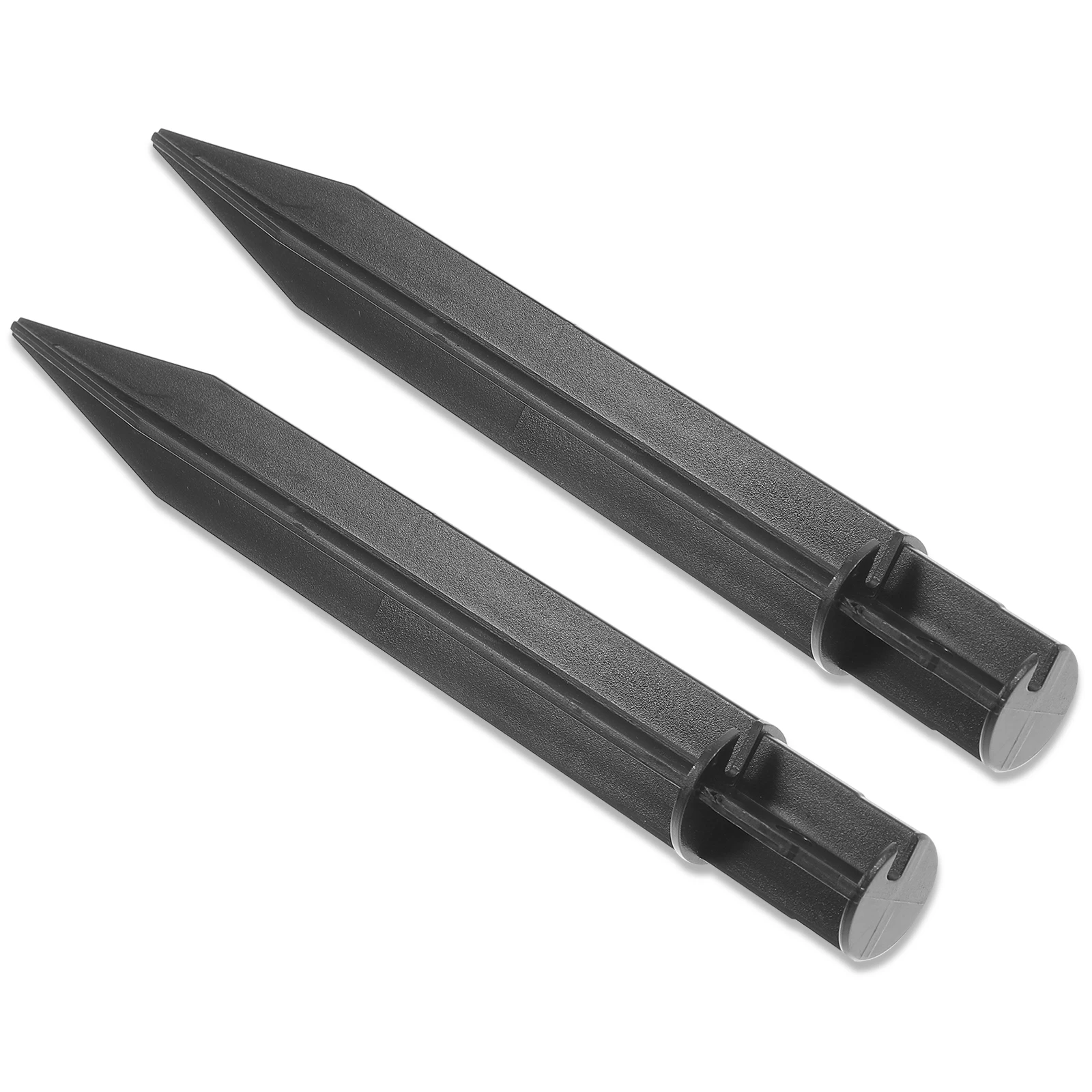 

Lawn Solar Lamp Floor Insert Garden Lights Replacement Plastic Ground Stake Black Spike