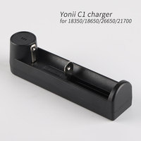 Yonii C1 charger for 18350 18650 26650 21700 Li-ion batteries