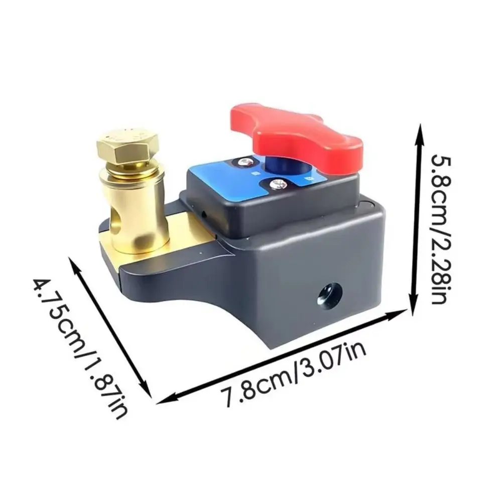 12V/24V Car Disconnect Switch Quick Cut-off Switch Protector Anti-leakage Switch Terminal Cut-off Car Power Switch Isolator
