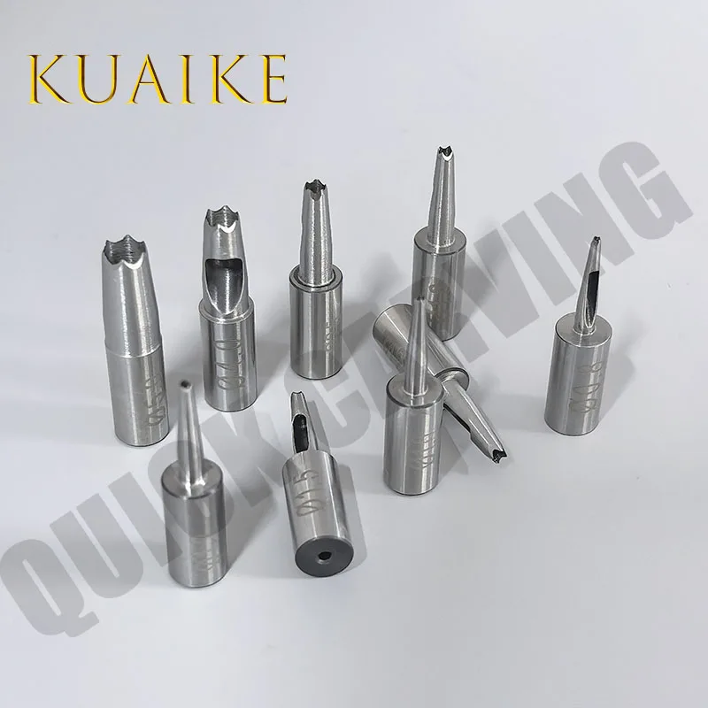 10 قطعة GBOS EMMA اللكم بت HSS الناخس الجلود اللكم سكين اللكم آلة قطع الملحقات مثقب قطع 29 مللي متر x 7 مللي متر #1