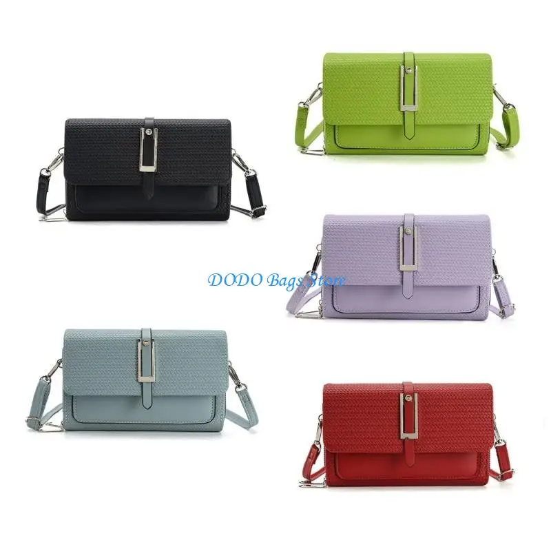 

Womens PU Leather Bag Contrasting Color Shoulder Bag Crossbody Bag