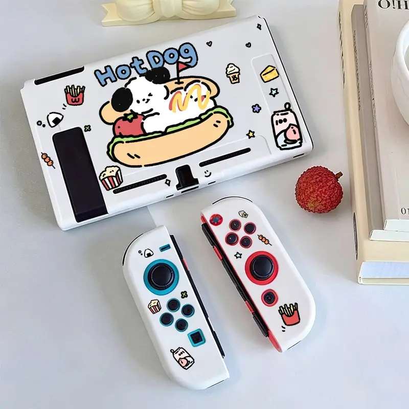 Split Protective Cover TPU Split Protective Case for Nintendo Switch NS Game Console Anti-Scratch Shell Protector