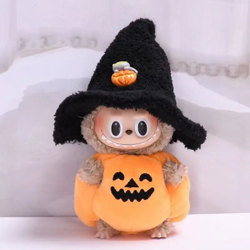 ぬいぐるみハロウィンパンプキンコスチューム 17cm ラブブドールアクセサリー パンプキンスタイルドレスセット ファッション服衣装 ラブブギフト用