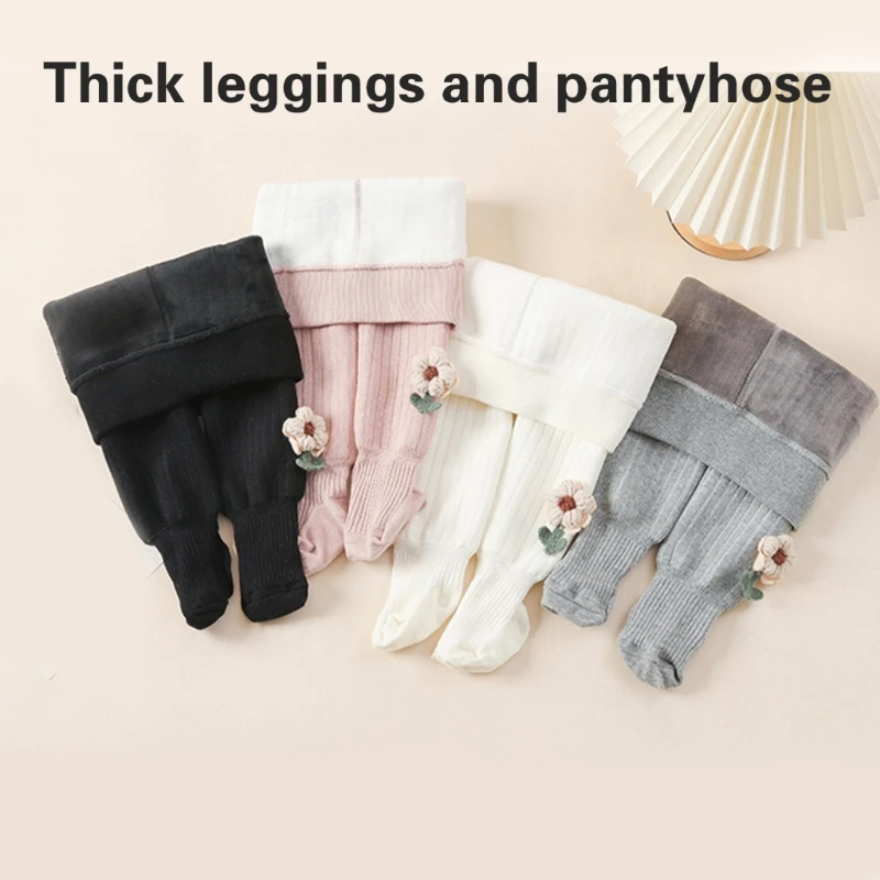 Thick Tights Soft Tights Little Girl Leggings Warm Pantyhose Kids Child Pants Stretchy Stockings Winer Leggings