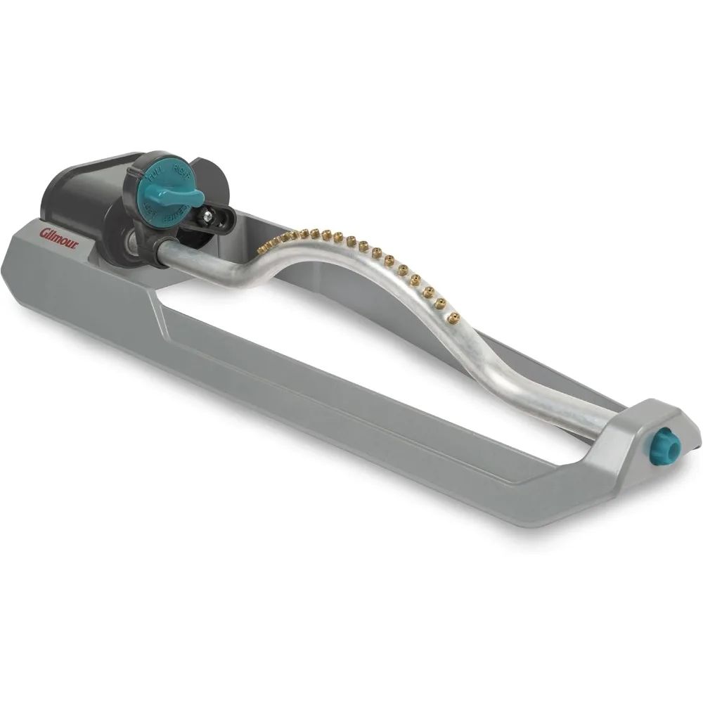 

Регулируемый прямоугольный спринклер для газона, 3600 кв. футов, осциллирующий водный спринклер для покрытия крупных площадок, спринклер для шланга для газона