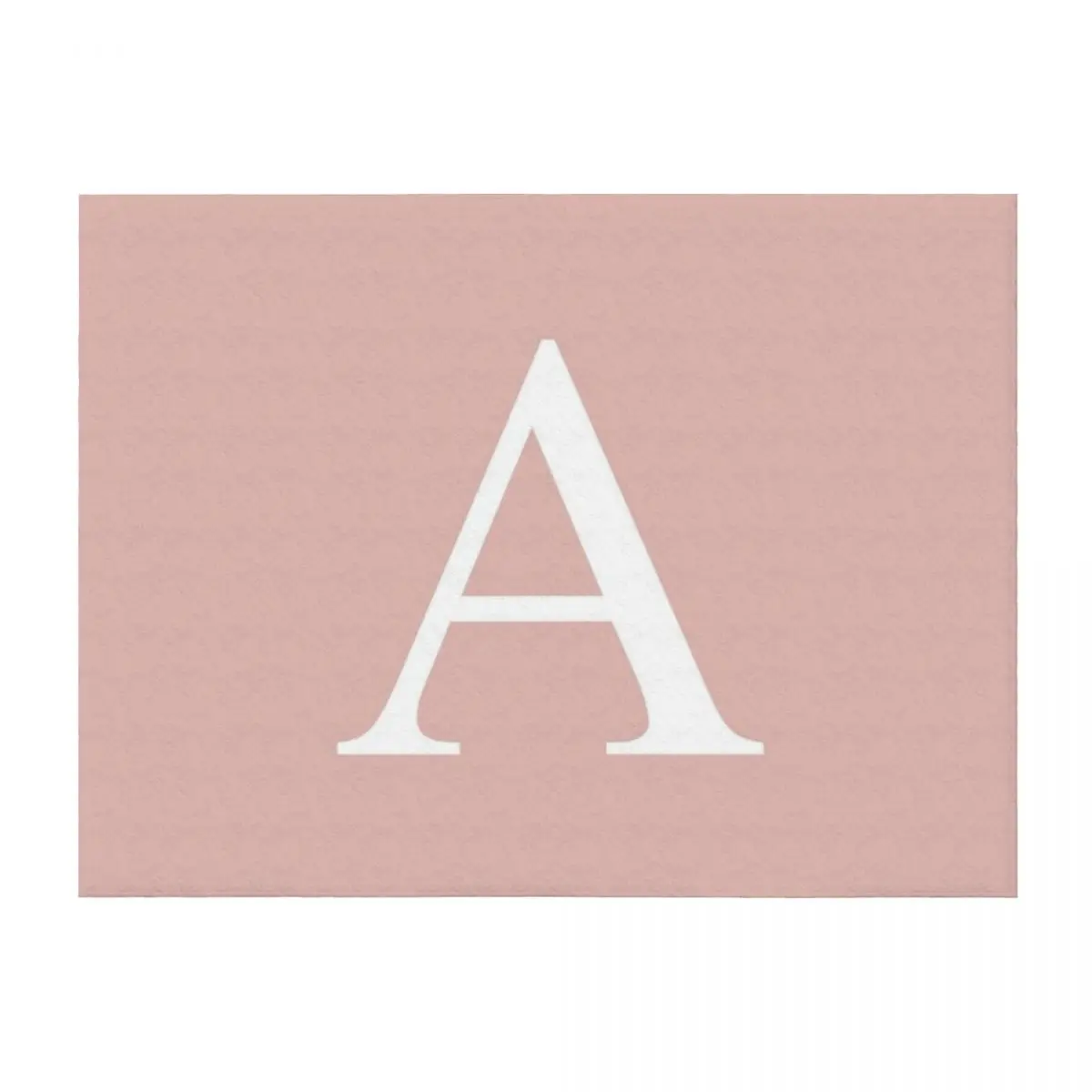 

Rose Gold Basic Monogram A Throw Blanket For Baby Comforter Thins Furrys Blankets