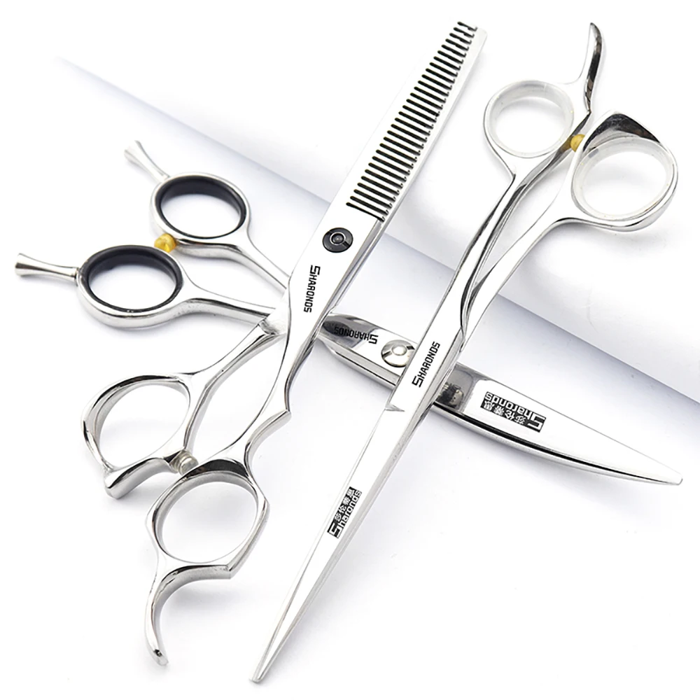 Conjunto de corte de dentes planos de máquina de cortar cabelo profissional e autêntico, exclusivamente para cabeleireiros, cortadores de cabelo